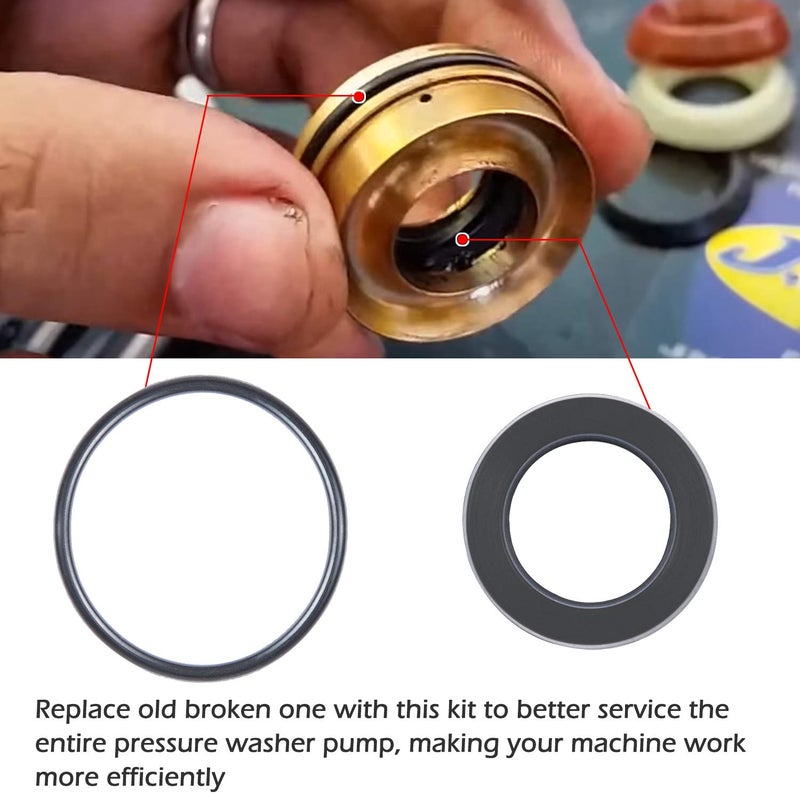 Bonbo Packing Water Seal Kit 5019006400 Fits for ZWD & ZWDK Series 15mm Pumps Piston Pressure Washer Seal Kit - Image 3